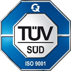 sunrise a été certifié iso9001 par tuv