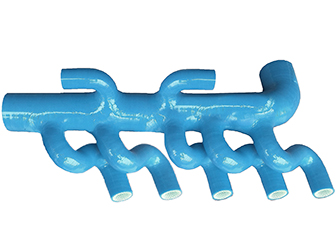tuyau en silicone complexe personnalisé