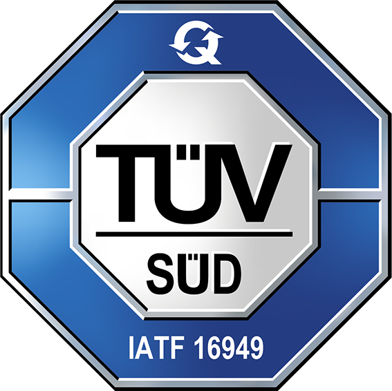 SUNRISE était certifié IATF16949 et ISO9001 par TUV.